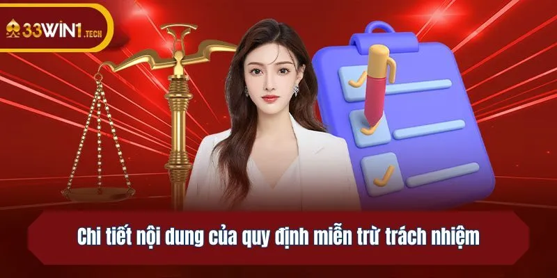 Chi tiết nội dung của quy định miễn trừ